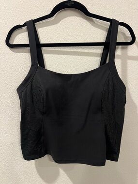 Lululemon Align Black Tank Top with Lace Side Panels